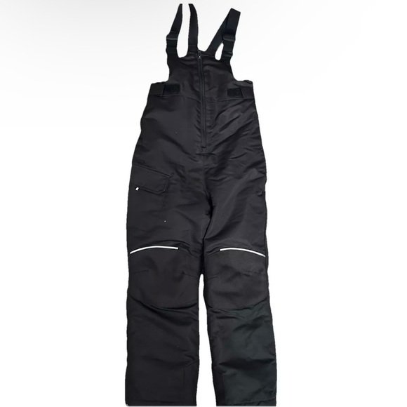 Swiss Tech Black Snowbib Youth Size Small (6/7) - Picture 1 of 4